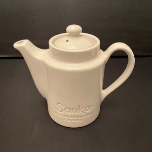 Sanka Instant Decaffeinated Coffee Promotional Coffee Pot by Hall China